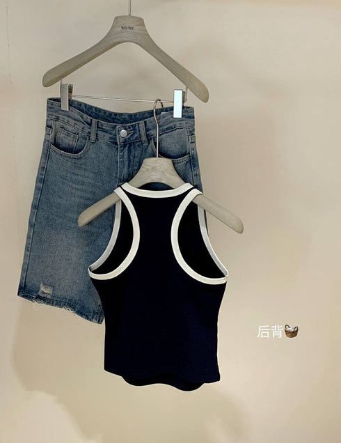Women Racerback Graphic Tank Tops